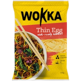 Wokka Wokka Noodles Thin Egg Style Stir Fry 440g