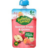 Rafferty's Garden Baby Food Pouch Summer Fruits & Quinoa 6+ Months