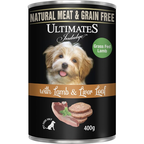 Ultimates Indulge Lamb & Liver Wet Dog Food 400g