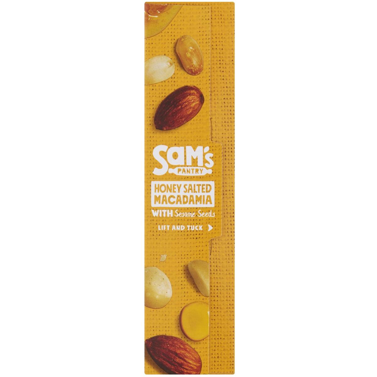 Sam's Pantry Honey Salted Macadamia Nut Bar 5 Pack bunch