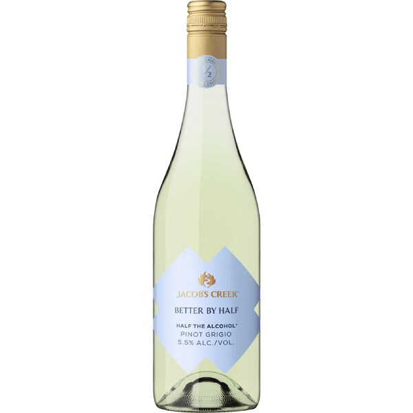 Jacob's Creek Better By Half Pinot Grigio 750ml