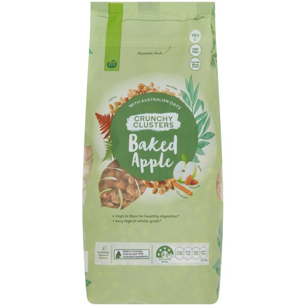 Woolworths Baked Apple Clusters 750g