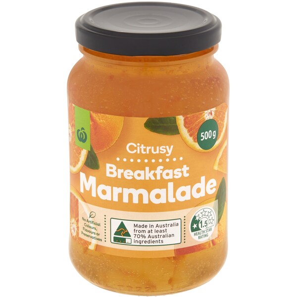 Woolworths Breakfast Marmalade 500g