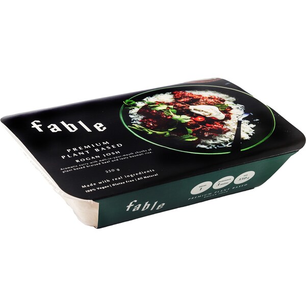 Fable Plant Based Rogan Josh Chilled Meal 350g