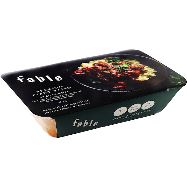 Fable Plant Based Stroganoff Chilled Meal 350g