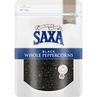Saxa Black Whole Peppercorns Pepper