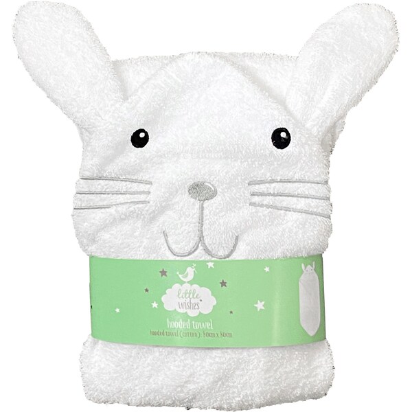 Little Wishes Hooded Towel Each