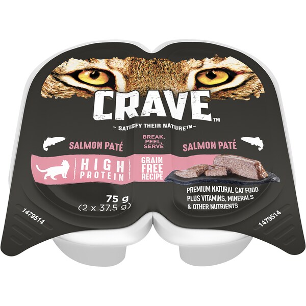 Crave Salmon Pate Wet Cat Food 75g