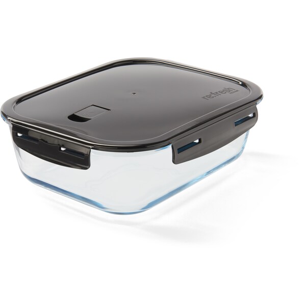 Re:fresh by Boost Rectangular 2.2l Glass Container Each