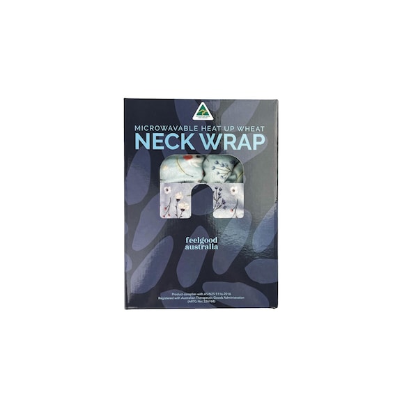 Feelgood Australia Microwavable Heat Neck Wrap Floral each