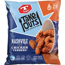 Tegel Take Outs Nashville Style Chicken Tenders 500g
