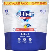 Shine Optimum All In 1 Ultimate Clean Dishwasher Tablets