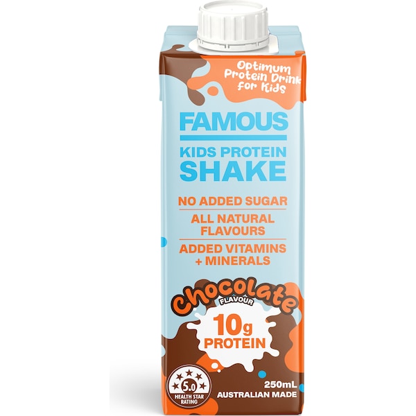 Famous Kids Protein Shake Chocolate Flavour 250mL