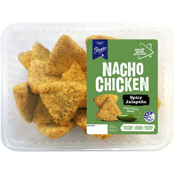 Steggles Nacho Chicken Spicy Jalapeno 400g