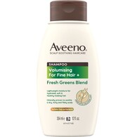 Aveeno Fresh Greens Blend Volumising Shampoo For Fine Hair