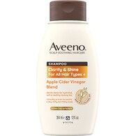 Aveeno Apple Cider Vinegar Clarifying Shampoo For Dull Hair