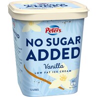 Peters No Sugar Added Vanilla Tub