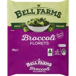 Bell Farms Bell Farms Snap Frozen Broccoli Florets 500g
