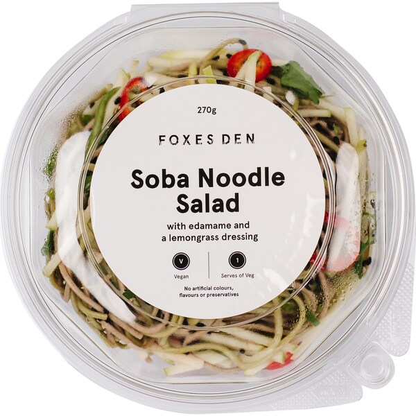 Foxes Den Soba Noodle Salads 270g