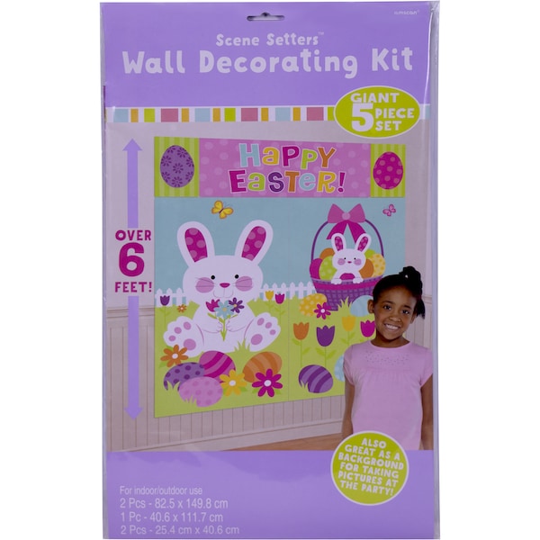 Easter Wall Decorating Kit Each