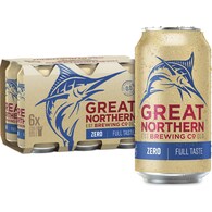 Great Northern Brewing Co Non Alcoholic Beer Cans Multipack
