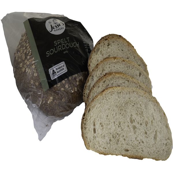 Jesse's Bakery Spelt Sourdough Loaf 900g