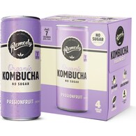 Remedy Passionfruit Kombucha