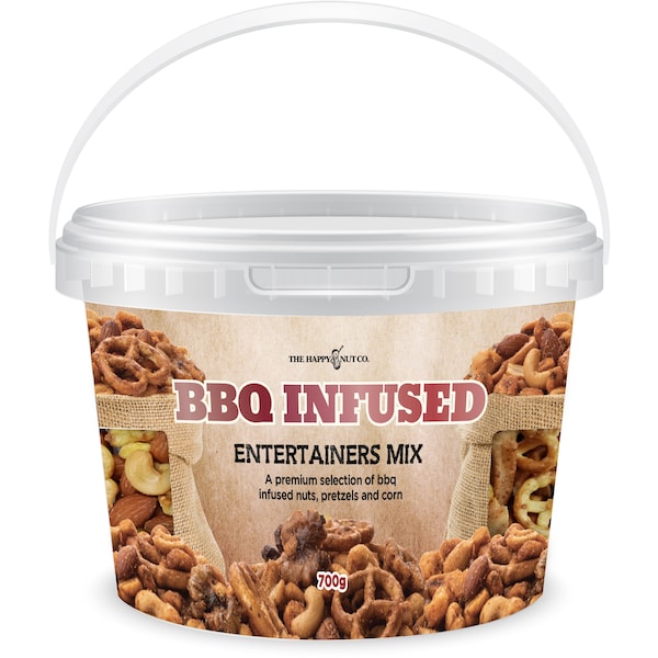 The Happy Nut Co BBQ Infused Entertainers Mix Mix 700g