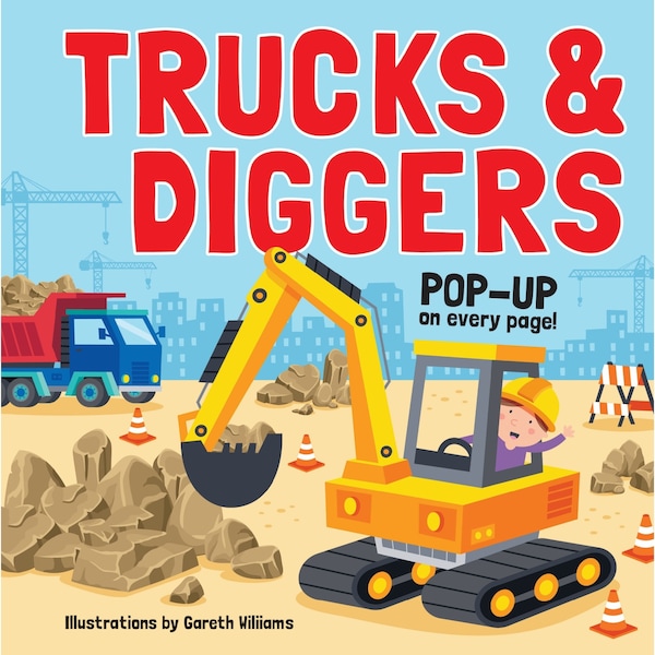 Trucks and Diggers Pop Up Book Gareth Williams each