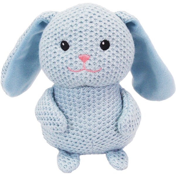 Easter Knitted Bunny Plush Blue Each