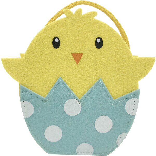 Easter Felt Basket Chick Each