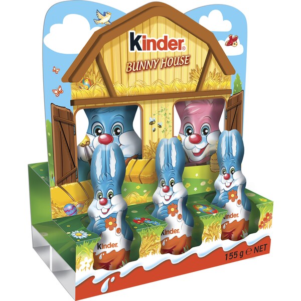 Kinder Milk Chocolate Easter Bunny House 155g