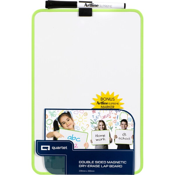 Quartet Double Sided Magnetic Dry-Erase Lap Board each