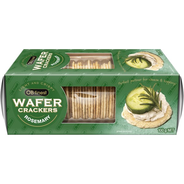 OB Finest Wafer Crackers Rosemary 100g