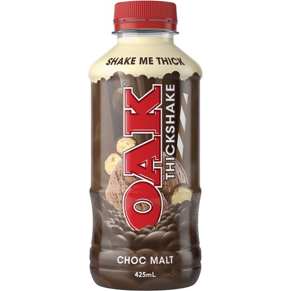Oak Thickshake Chocolate Malt 425ml