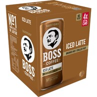 Suntory Boss Coffee Iced Latte Cans
