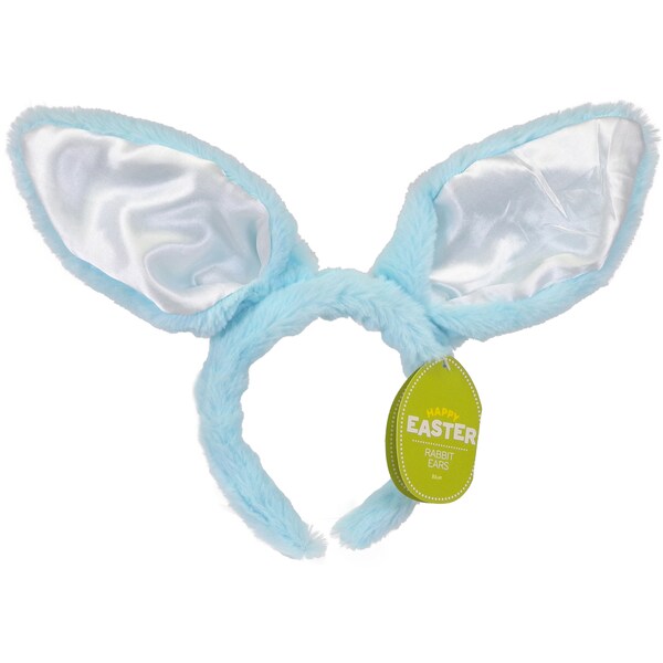 Easter Rabbit Ears Blue Each