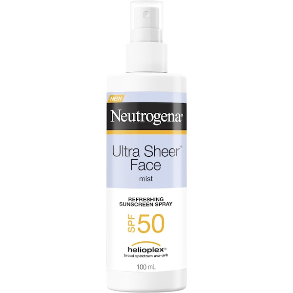 Neutrogena Ultra Sheer Facial Mist SPF 50 100mL