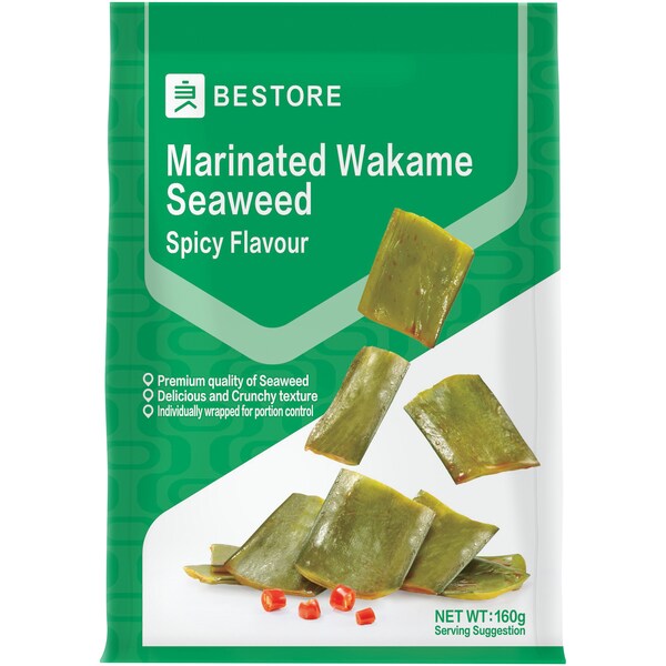 Bestore Marinated Wakame Seaweed Spicy Flavour 160g