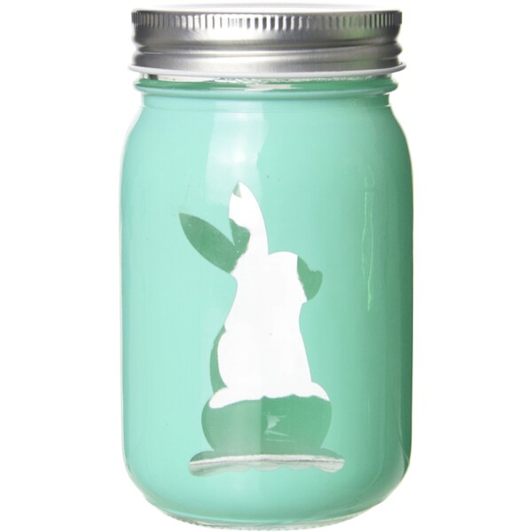 Easter Mini Mason Jar Green Each