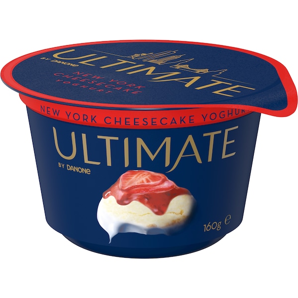 Danone Ultimate New York Strawberry Cheesecake Yoghurt 160g