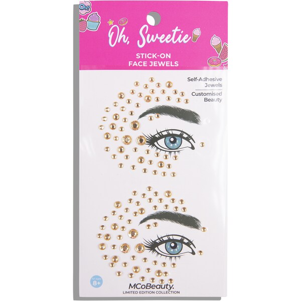 MCoBeauty Oh Sweetie, Face Jewels Gold Each