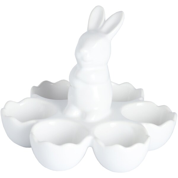 Easter Bunny Egg Holder Ceramic Each
