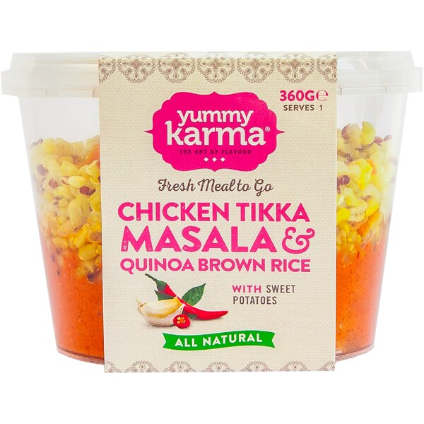 Yummy Karma Chicken Tikka Masala & Quinoa Brown Rice 360g
