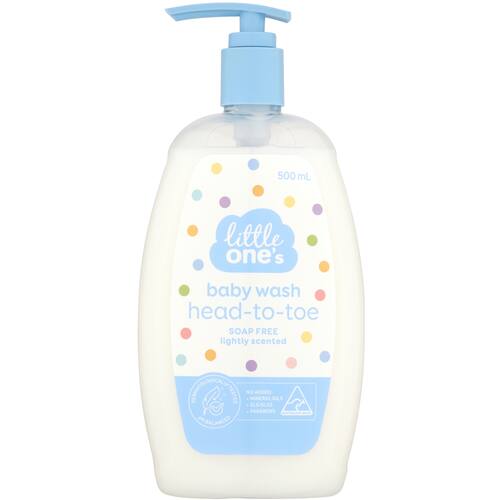 Little One's Baby Wash Head To Toe 500ml bunch
