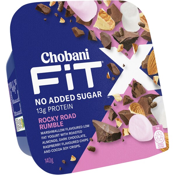 Chobani Fit x High Protein Rocky Road Rumble 140g