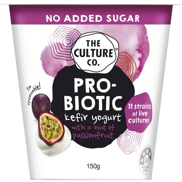 The Culture Co. Kefir Yogurt Passionfruit 150g