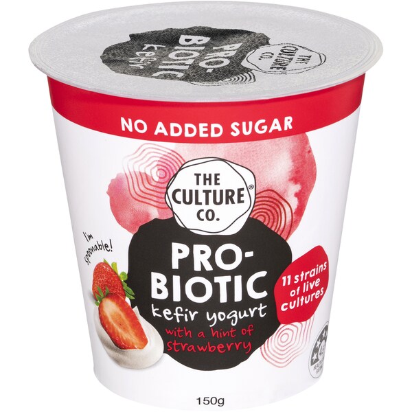 The Culture Co. Kefir Yogurt Strawberry 150g