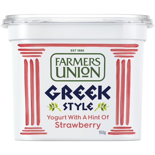 Farmers Union Greek Style Strawberry 950g