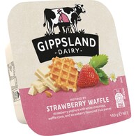 Gippsland Dairy Strawberry Waffle Yoghurt